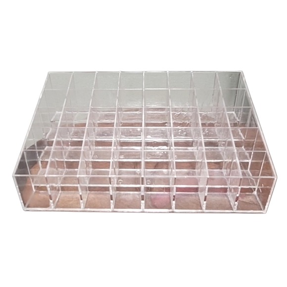 Clear Acrylic, Tiered, 40 Slot, Lipstick Organizer - Picture 6 of 6